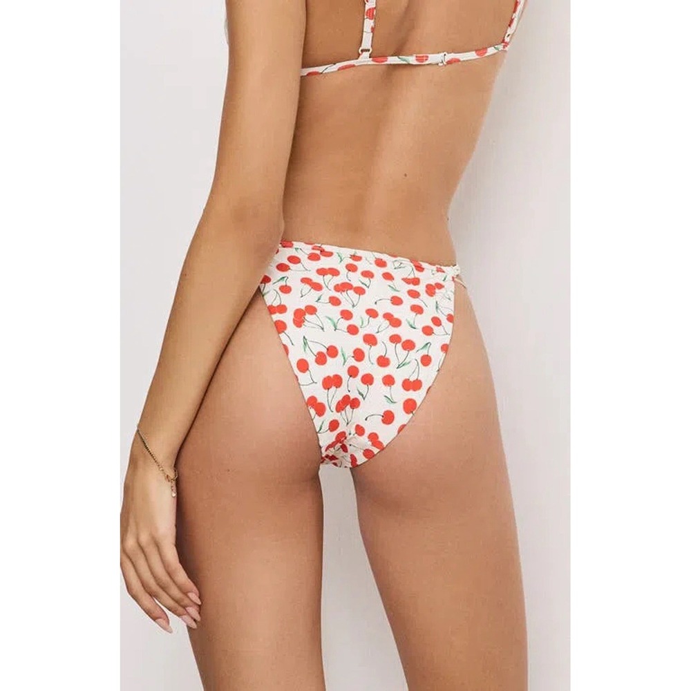 NWT Good American Cherry Perfect Fit Bikini Bottom Size XS Beach Swimwear Summer